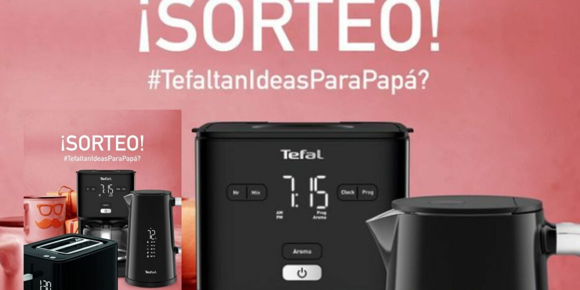 Sorteo Tefal 3 sets con cafetera tostadora y hervidor