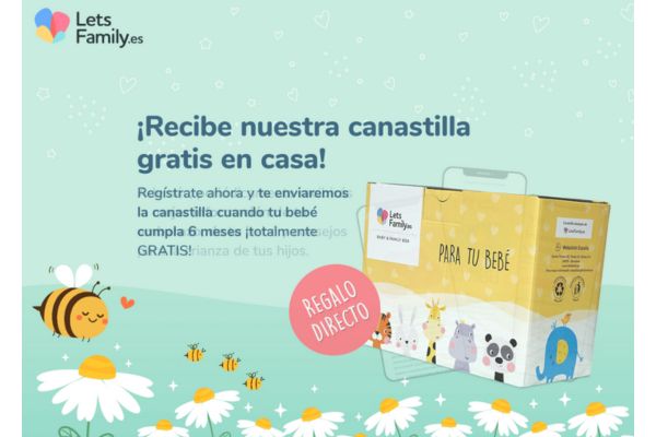 Consigue la Canastilla bebé de Lets Family gratis en casa