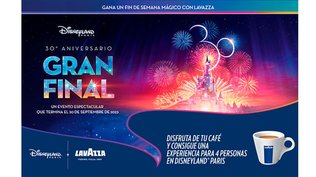 Consigue con Lavazza un fin de semana en DisneyLand Paris para 4 personas