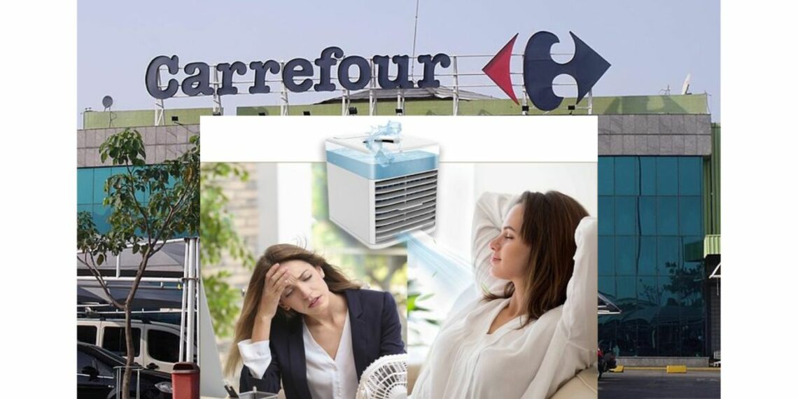 Carrefour tiene un aire acondicionado portátil rebajado que purifica el entorno