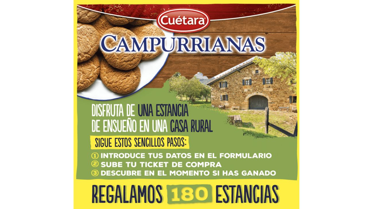Cuétara Campurrianas regala 180 estancias