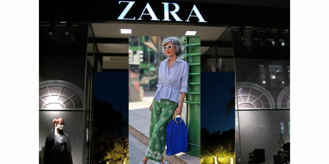 El pantalón de lino con bordados de Zara fichaje de las influencers que combinan con zapatillas o calzado plano