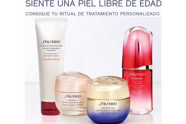 Sorteo Shiseido de 5 rutinas personalizadas antiedad