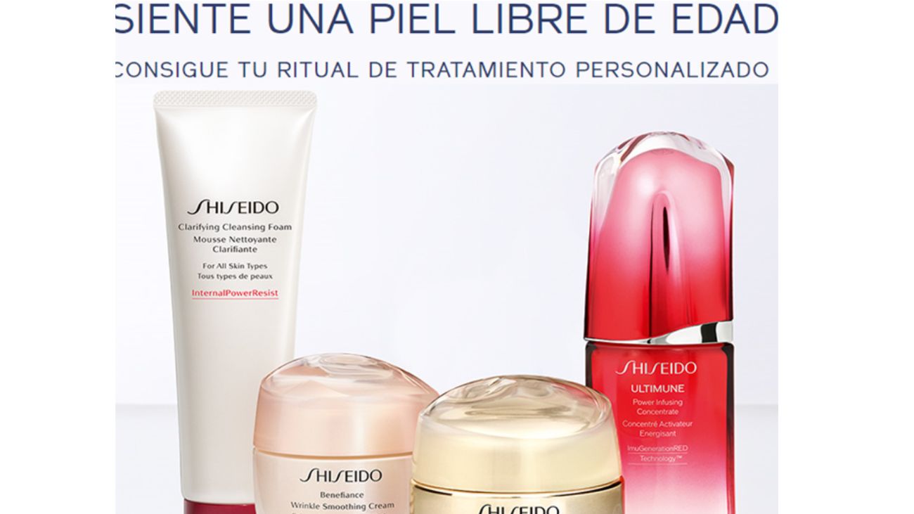 Sorteo Shiseido de 5 rutinas personalizadas antiedad