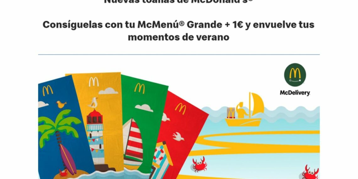 Consigue tu Toalla de Verano con McDonald's