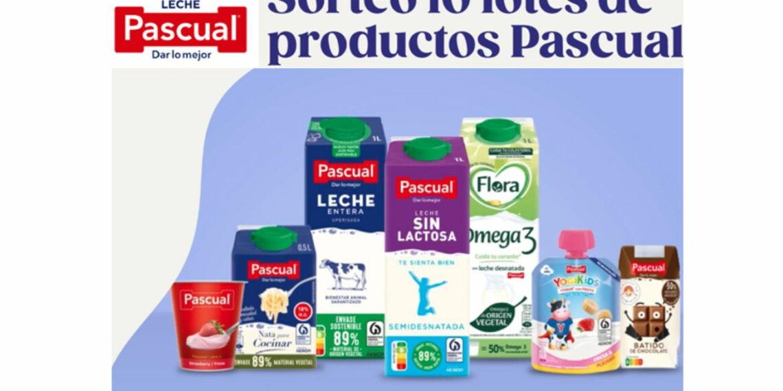 Pascual sortea 10 lotes de productos