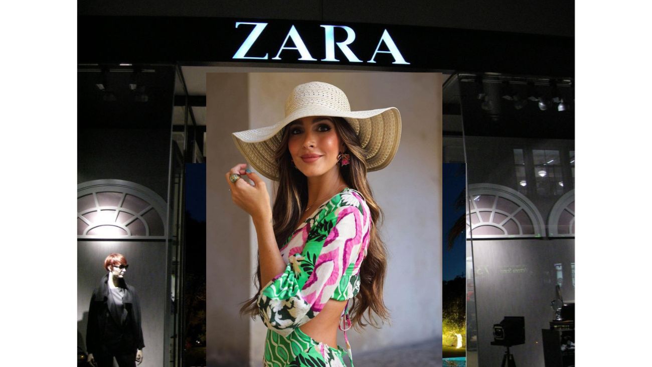 Rocío Osorno brilla con este vestido multicolor de Zara superventas