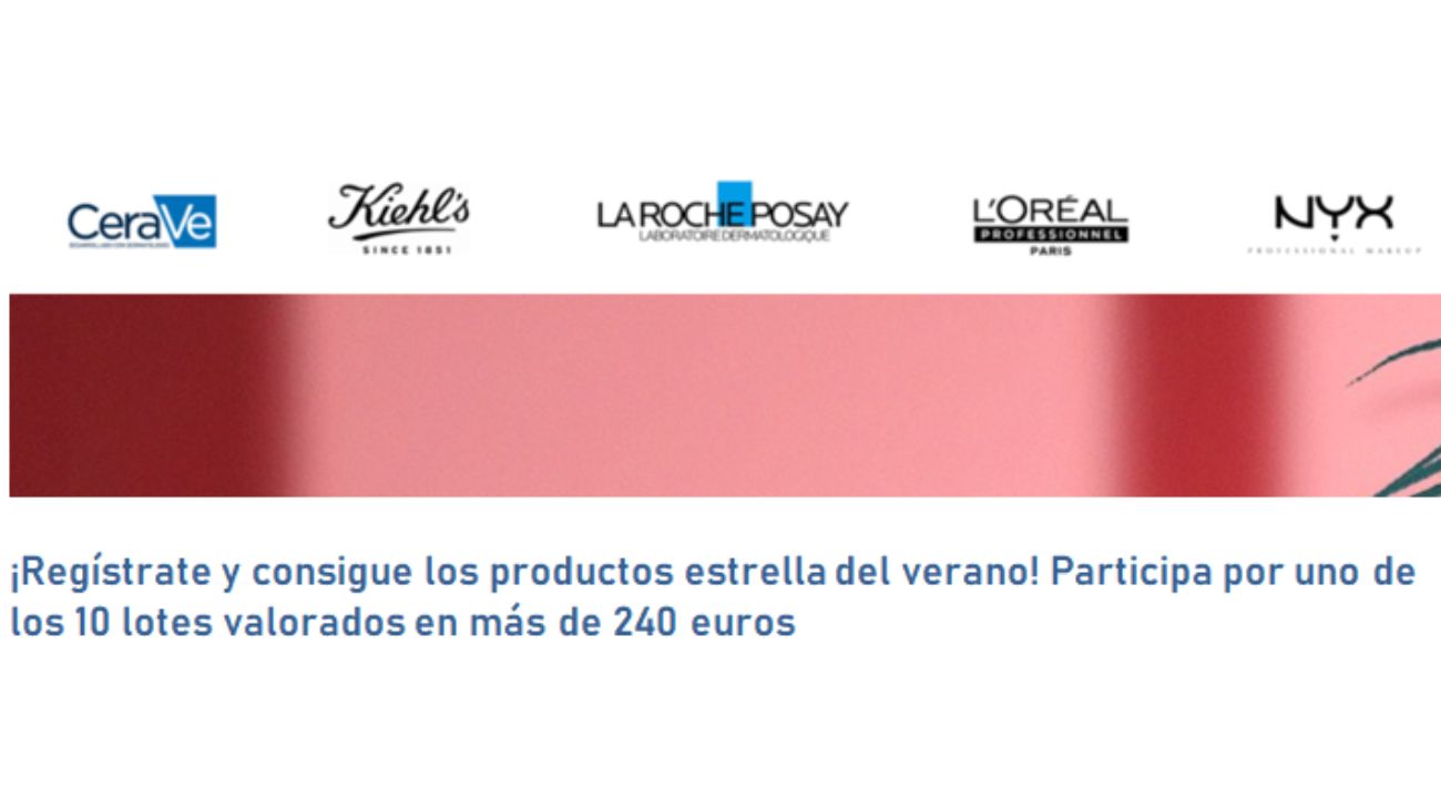 Sorteo L’Oréal 10 lotes valorados en 240 euros