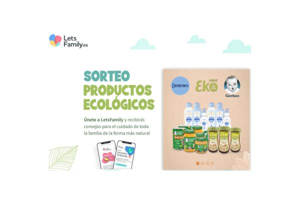 Sorteo Lets Family de productos ecológicos