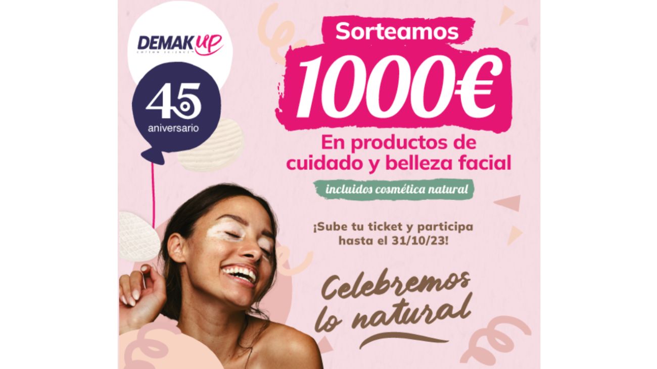 Participa en el Sorteo Demak Up y Gana Tarjetas de 250€ en Perfumes Club