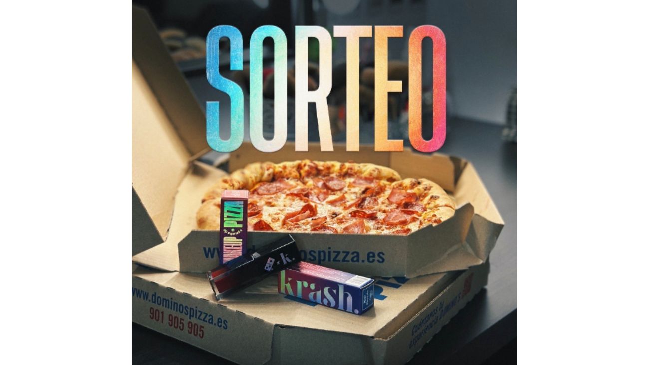 Sorteo Domino’s Pizza 25 packs de labiales más pizza