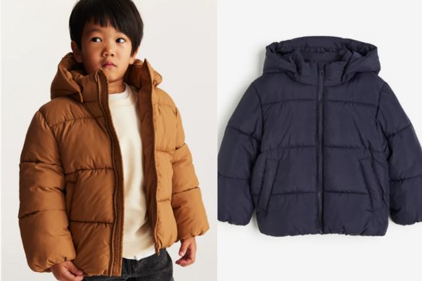 La chaqueta puffy repelente al agua perfecta para tus hijos en H&M a un precio irresistible
