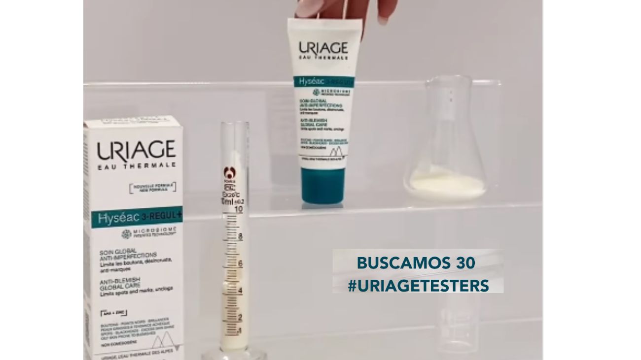 Uriage busca 30 testers para Hyséac 3-Régul ¡Únete hoy!