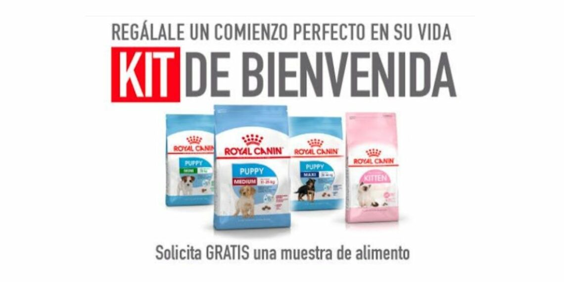 Royal Canin regala kits con muestra de alimento gratis