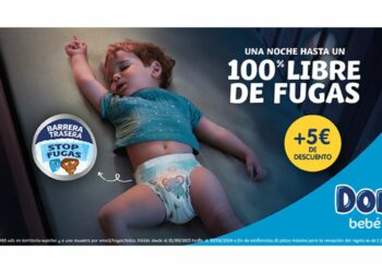 Dodot Bebé Seco regala 50.000 muestras gratis de pañales a prueba de fugas