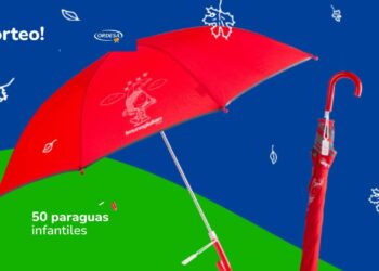 Gana uno de los paraguas infantiles Imunoglukan P4H en el sorteo de Ordesa