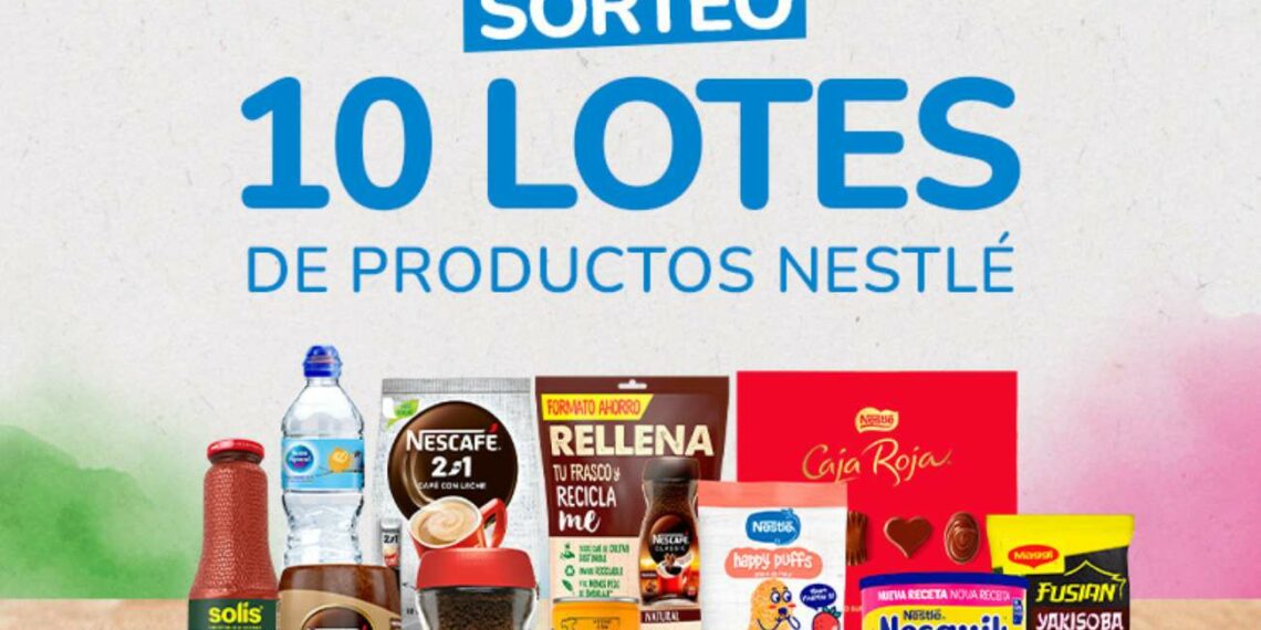 Participa y gana: Sorteo de 120 lotes de productos Nestlé ¡10 cada mes! 