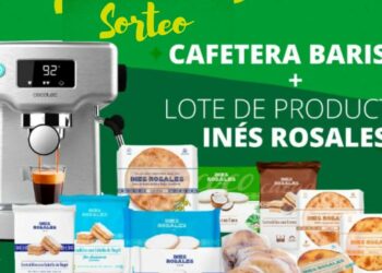 En el sorteo de Inés Rosales y Supermercados Mas puedes ganar una Cafetera + 1 lote de productos