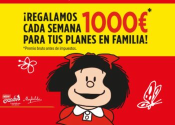 Sorteo Nestlé Extrafino con Mafalda  14 premios de 1.000€ cada uno