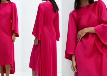 El vestido de invitada en Mango un lujo asequible disponible en tres colores