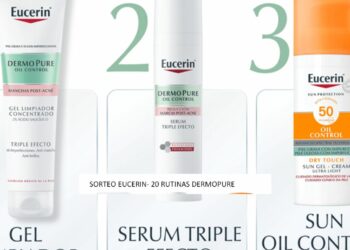 Sorteo  Eucerin 20 rutinas Dermopure para combatir el acné