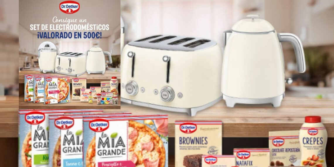 Sorteo de 5 lotes de Electrodomésticos Pizzas y Postres con Dr Oetker