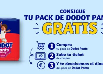Consigue tu pack de Dodot Pants gratis ¡22.438 unidades!