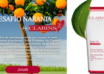 Sorteo Clarins de 3.000 muestras de Body Fit Active