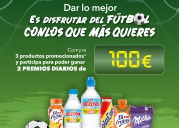 Sorteo con Leche Pascual  de 94 premios de 100€