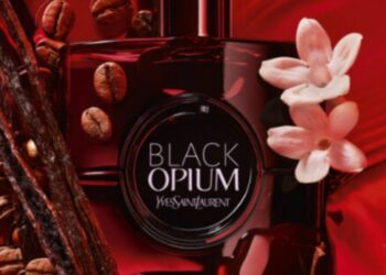 Reparten muestras gratis del perfume Black Opium Over Red de YSL