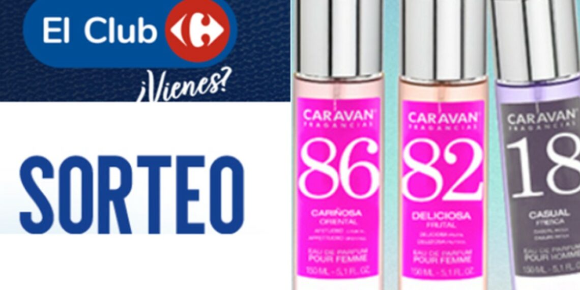 Sorteo Carrefour de 5 packs de 3 fragancias CARAVAN