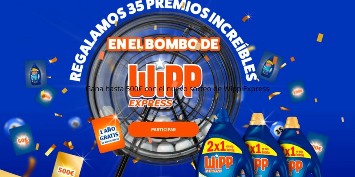 Gana hasta 500€ con el nuevo sorteo de Wipp Express