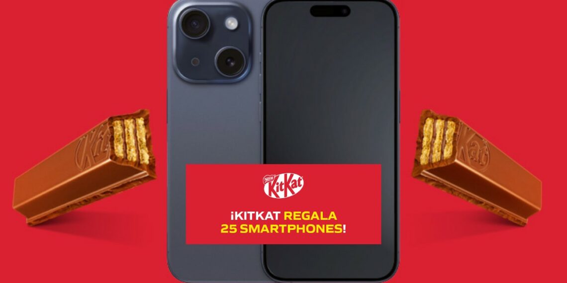 KitKat lanza un sorteo de 25 iPhones 15