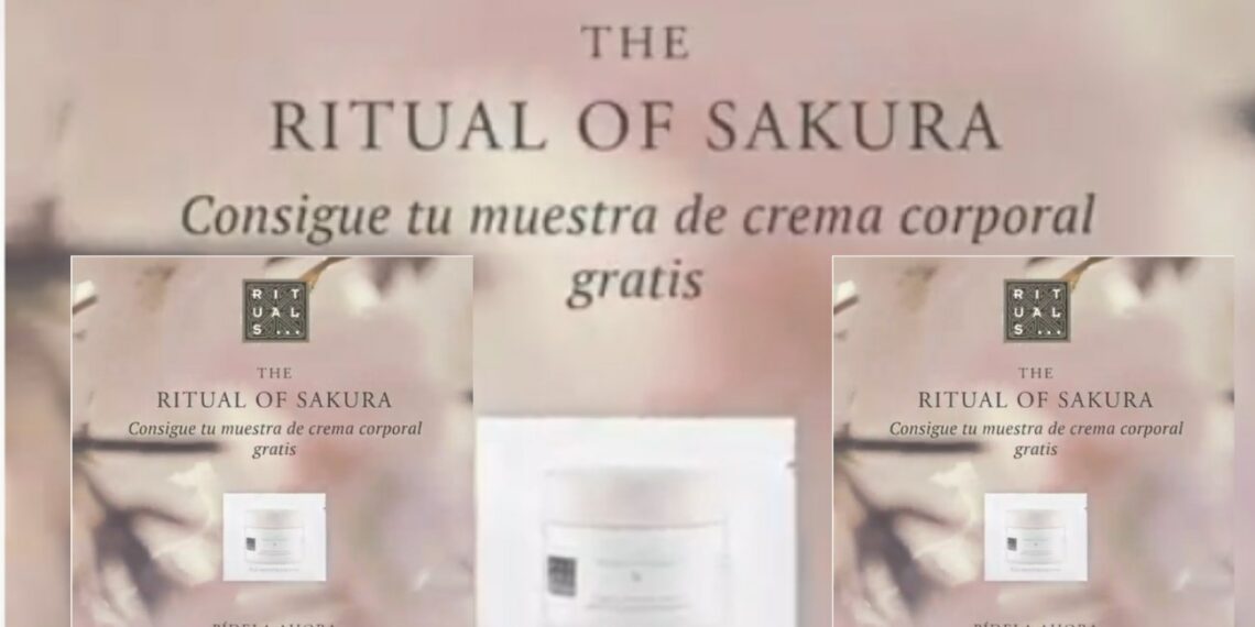 Reparten muestras gratis de The Ritual of Sakura a través de anuncio