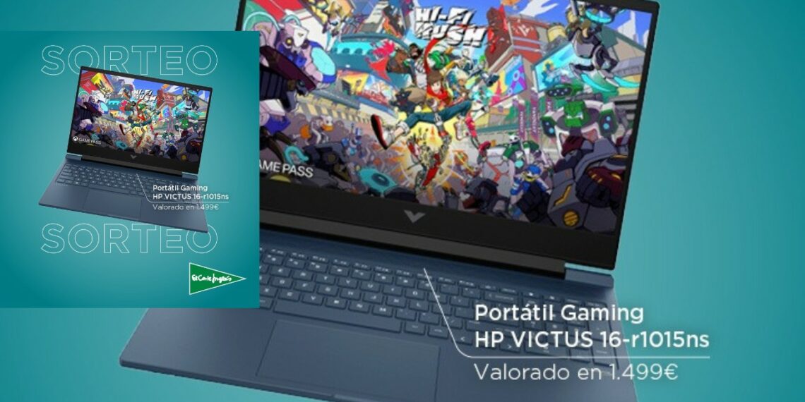 Sorteo El Corte Inglés de un Portátil HP VICTUS 16-R1015NS