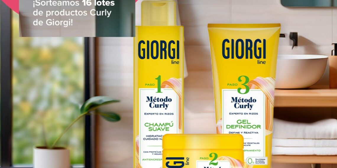 Carrefour sortea 16 lotes de la gama Curly de Giorgi para cuidar tus rizos