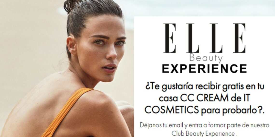 Prueba gratis la CC Cream de IT Cosmetics con la campaña del Club Beauty Experience de Elle