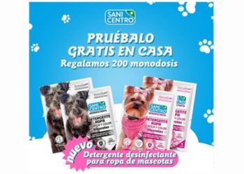 Sanicentro ofrece muestras gratis de su nuevo detergente para mascotas