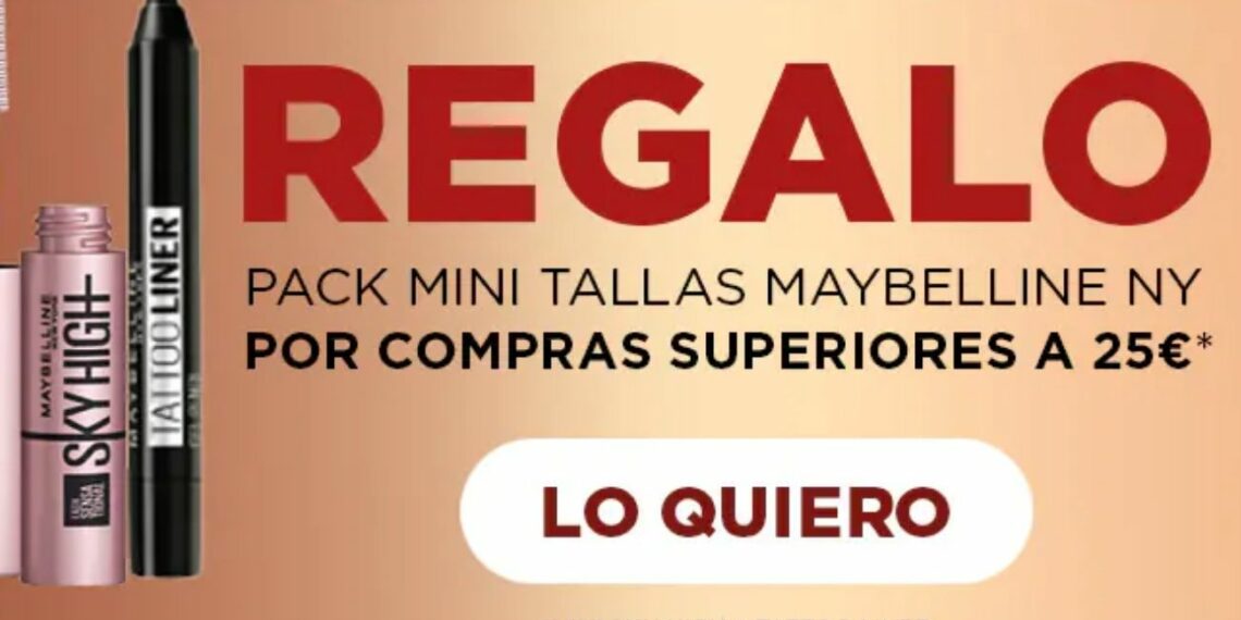 Primor lanza una promoción navideña con regalos exclusivos de Maybelline NY