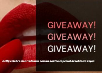 Delfy celebra San Valentín con un sorteo especial de labiales rojos