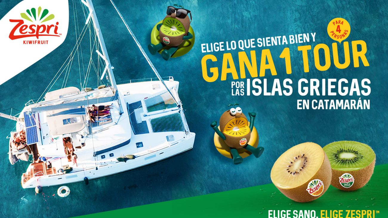 Zespri lanza un sorteo para ganar un viaje a las Islas Griegas