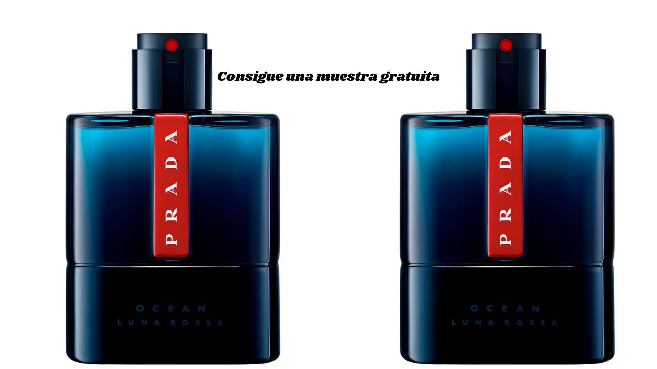 Consigue una muestra gratuita del perfume Prada Luna Rossa Ocean en El Corte Inglés