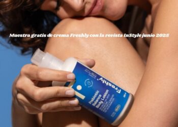 Muestra gratis de crema Freshly con la revista InStyle junio 2025