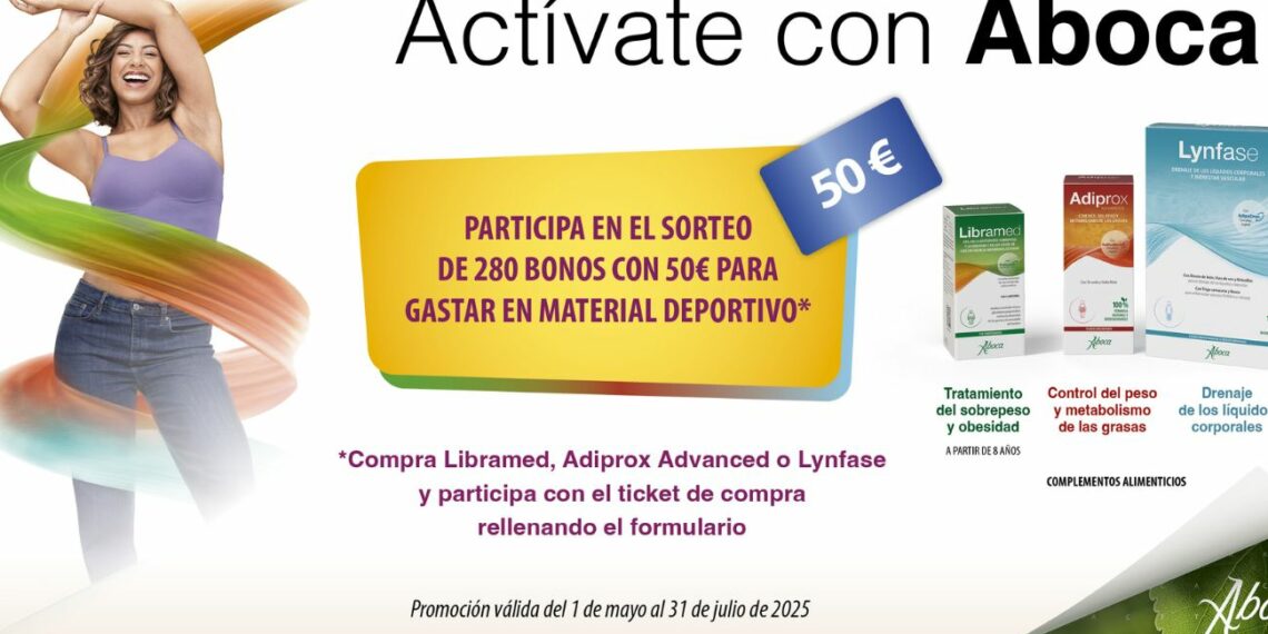 Participa en el sorteo de Aboca y gana tarjetas regalo para Decathlon