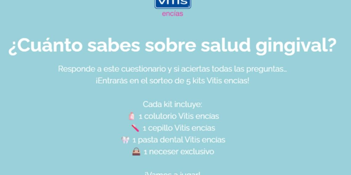 Vitis lanza un sorteo para promover el cuidado de las encías