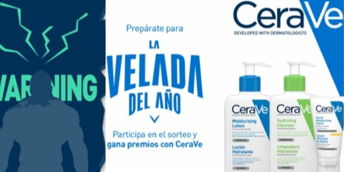 Gana uno de los 50 lotes hidratantes de CeraVe