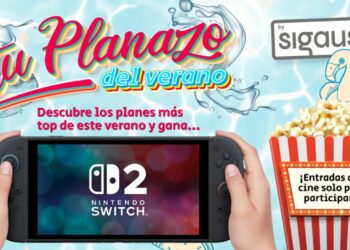 Sorteo Sigaus verano 2025 gana una Nintendo Switch 2 y entradas de cine