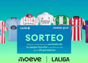 Sorteo Moeve Gow 2025 gana una camiseta oficial de tu equipo de LaLiga