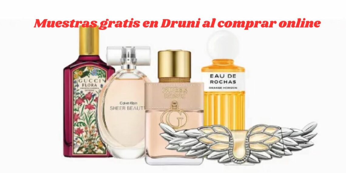 Muestras gratis en Druni al comprar online