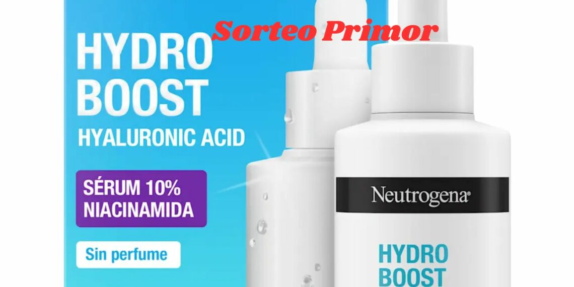 Sorteo de Primor 50 sérums Hydro Boost de Neutrogena para reforzar la hidratación facial